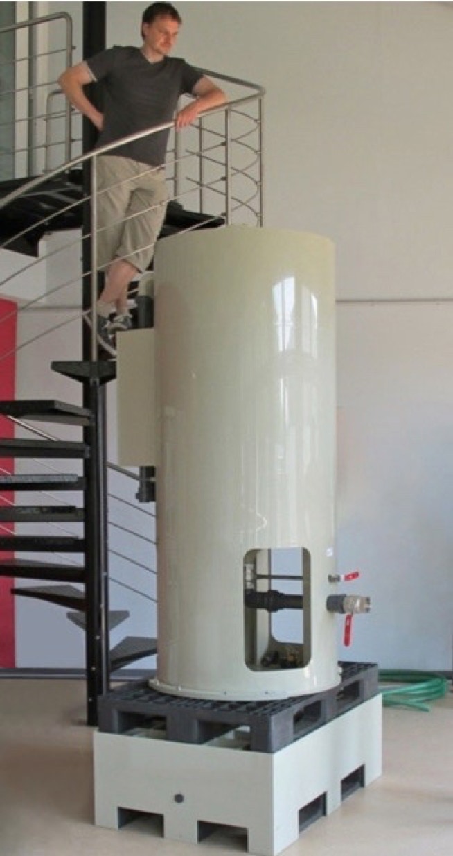 Bild eines Tangential Separators, der zum Ausprobieren an Kunden vermietet wird.